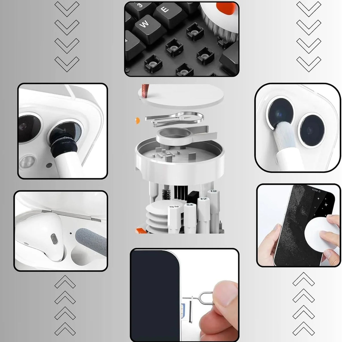 Electronics Cleaning Kit – 20-In-1 Multi-Device Tool | WipeTech  WipeTech Electronics Cleaning Kit – 20-in-1 Multi-Device Tool