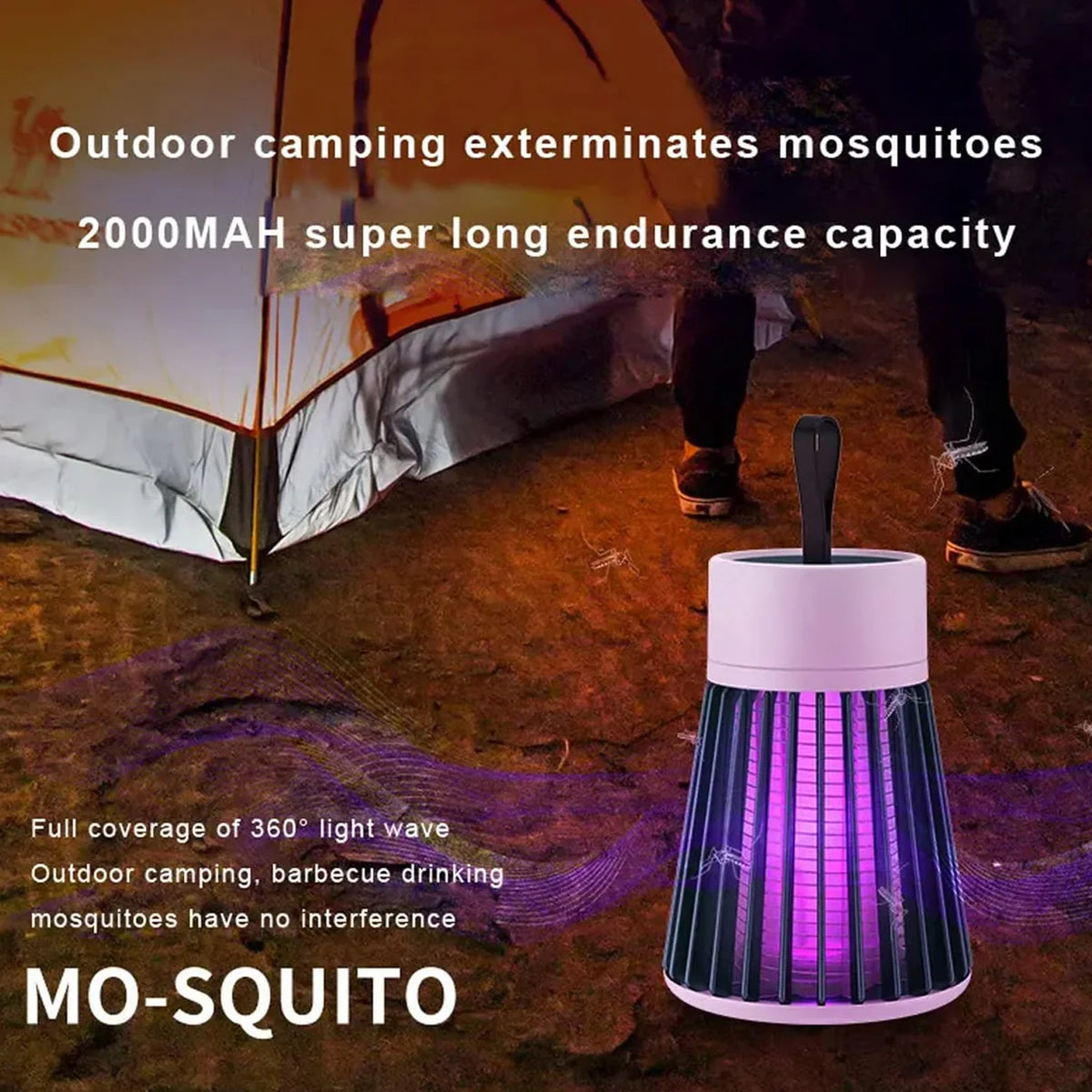 Mosquito Killer Lamp USB Powered For Home & Outdoor