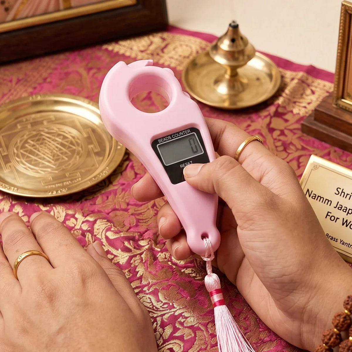 Digital Mantra Jaap Counter – Portable LCD Beads Counter For Prayer